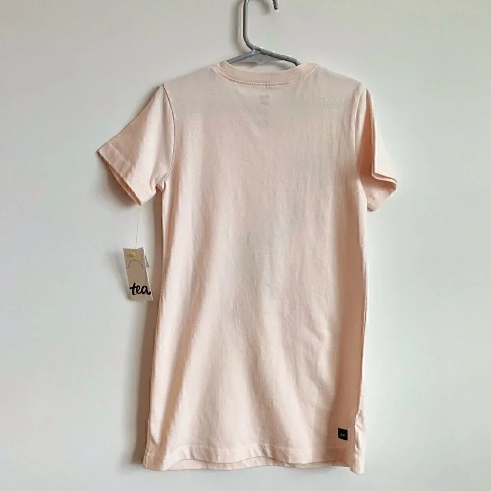 NWT Tea Collection Girl Island Bird T-shirt Dress 3T 4T 5T 6 Years - Picture 2 of 6